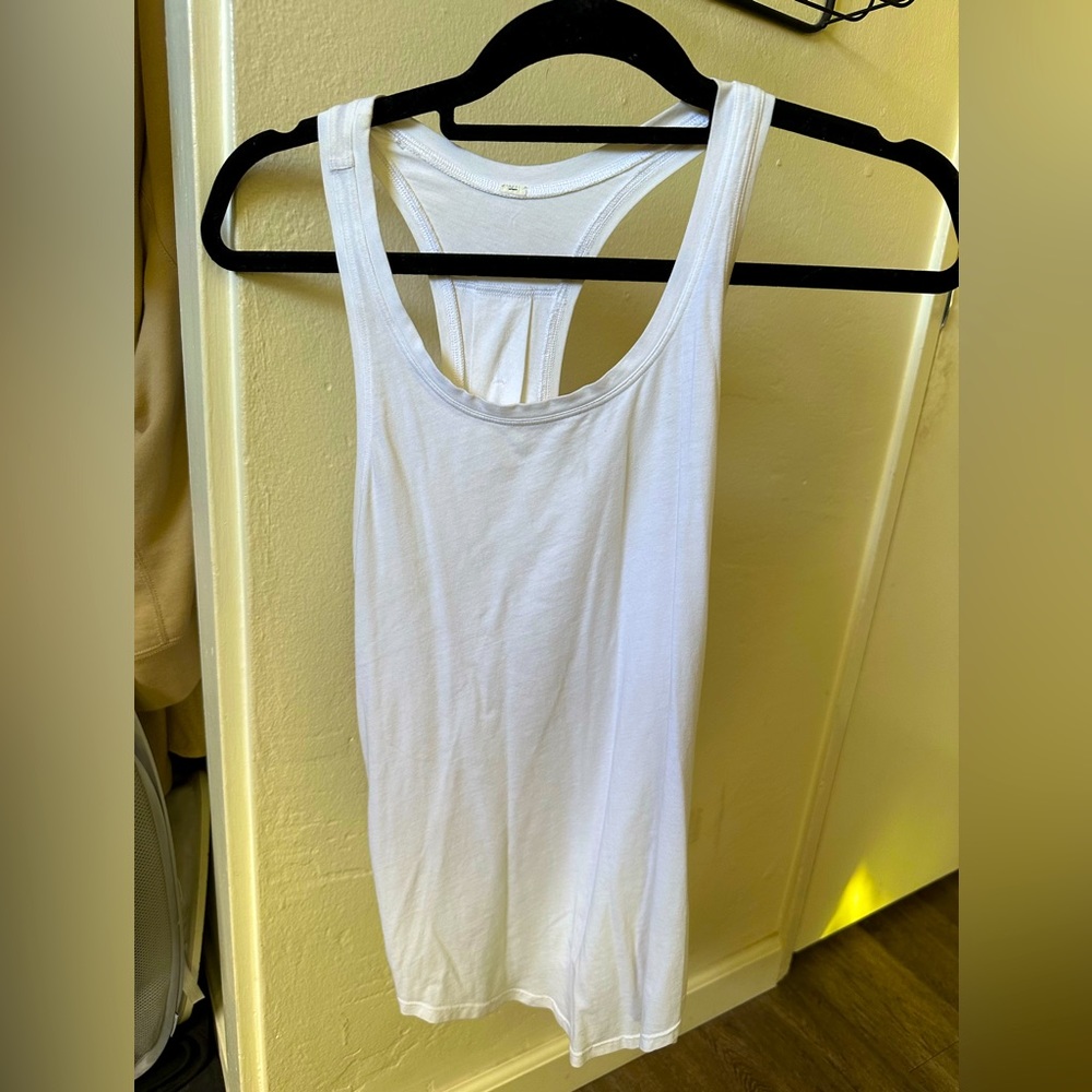 Lululemon white tank top. Size 4
